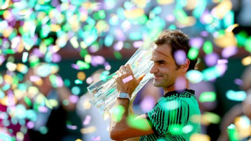 federer vo dich giai indian wells masters