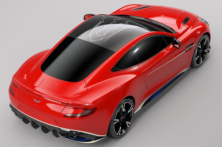 can canh hang hiem aston martin vanquish s red arrows