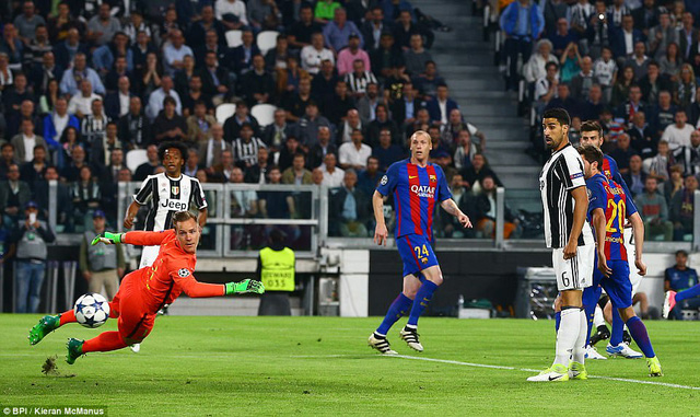 juventus 3 0 barcelona cu dup cua dybala