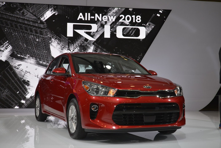 hinh anh kia rio 2018 vua ra mat tai my