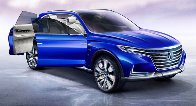 roewe vision e concept suv hang sang thuong hieu trung quoc