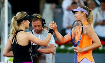 Bouchard loại Sharapova sau ba giờ đua sức bền