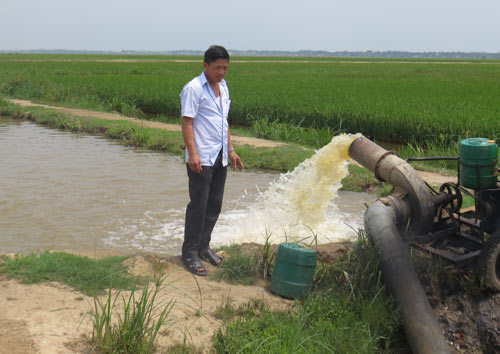 dan xa van ninh lam ruong mot thua