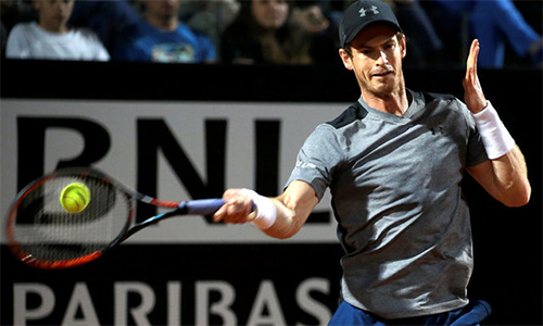 ĐKVĐ Murray bị loại ngay trận ra quân Rome Masters