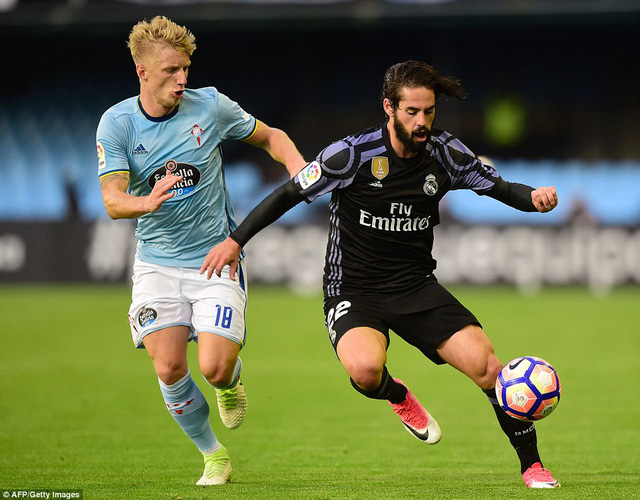 celta vigo 1 4 real madrid cronaldo choi sang