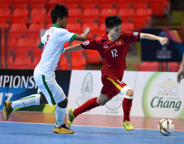 u20 futsal viet nam hoa dang tiec truoc indonesia tai giai chau a 2017