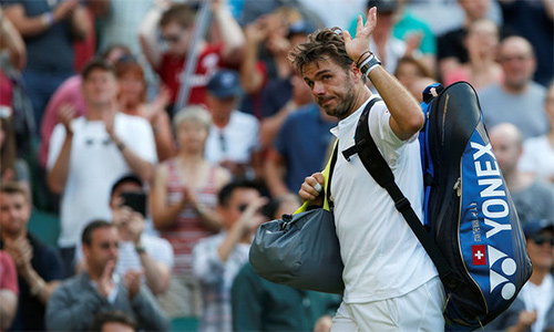 Wawrinka bị loại ngày mở màn Wimbledon