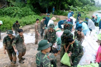 Quân đội chủ động triển khai phòng, chống bão số 2