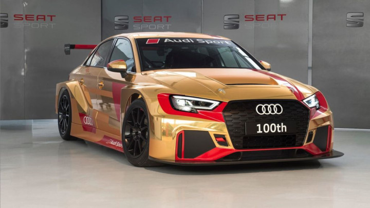 hinh anh audi rs3 lms thu 100 vang gold doc nhat vo nhi