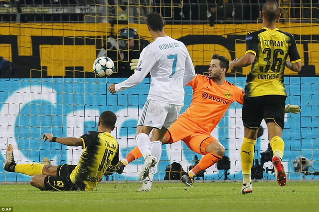 dortmund 1 3 real madrid cronaldo bale choi sang