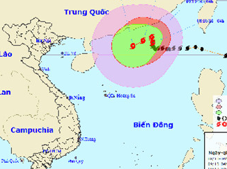 Gần 300.000 người được thông báo phòng tránh bão số 6