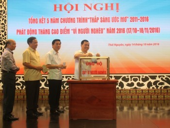 Thái Nguyên: Phát động Tháng cao điểm "Vì người nghèo" năm 2016