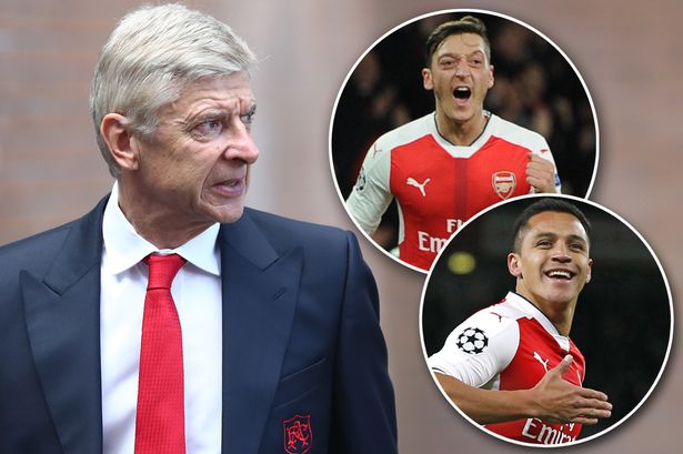 arsenal tinh ban ca mesut ozil lan alexis sanchez