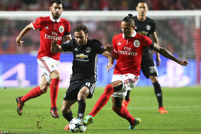 mac loi nghiem trong thu thanh benfica dang chien thang cho mu