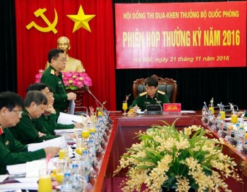 Hội đồng Thi đua-Khen thưởng Bộ Quốc phòng họp phiên thường kỳ năm 2016