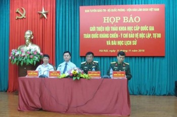 Ngày 25-11: Hội thảo Khoa học cấp quốc gia kỷ niệm 70 năm Ngày Toàn quốc kháng chiến