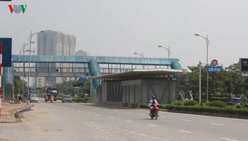 ha noi chuan bi van hanh tuyen buyt nhanh brt yen nghia kim ma