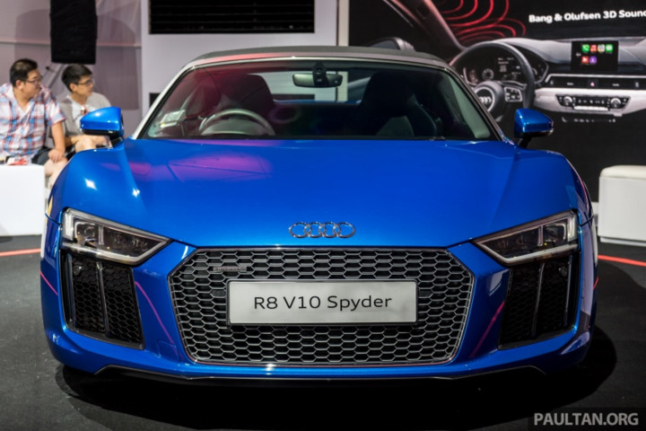 Audi R8 V10 Spyder lần đầu xuất hiện tại Malaysia