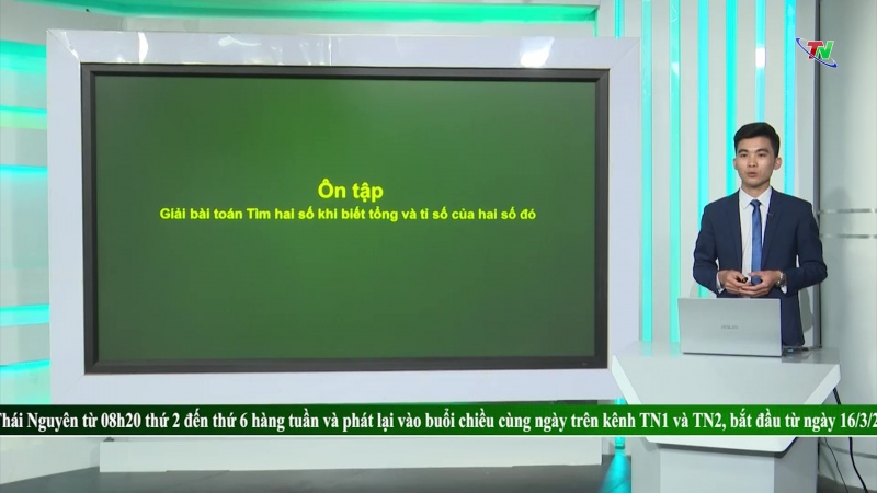 Ôn tập kiến thức phổ thông môn Toán lớp 5: Tìm hai số khi biết tổng và tỉ số của hai số đó