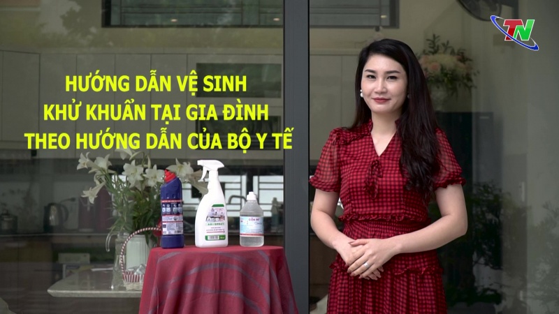 Hướng dẫn khử khuẩn tại gia đình theo hướng dẫn của Bộ Y tế