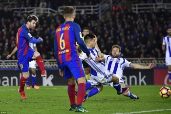 Barcelona trước thử thách gian khó tại Anoeta