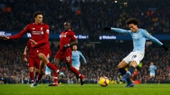 Man City 2-1 Liverpool: Aguero, Sane mang về ba điểm