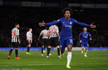 Thắng nhẹ Newcastle, Chelsea áp sát vị trí của Tottenham