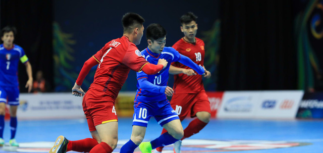 doi tuyen futsal viet nam gap uzbekistan o tu ket giai futsal chau a 2018