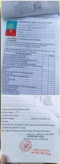 Bắt đối tượng chuyên làm giả giấy khám sức khỏe để thi giấy phép lái xe