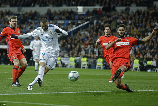 real madrid 5 2 sociedad cu hattrick cua cronaldo