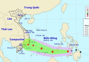 Tối nay bão Sanba vào Biển Đông