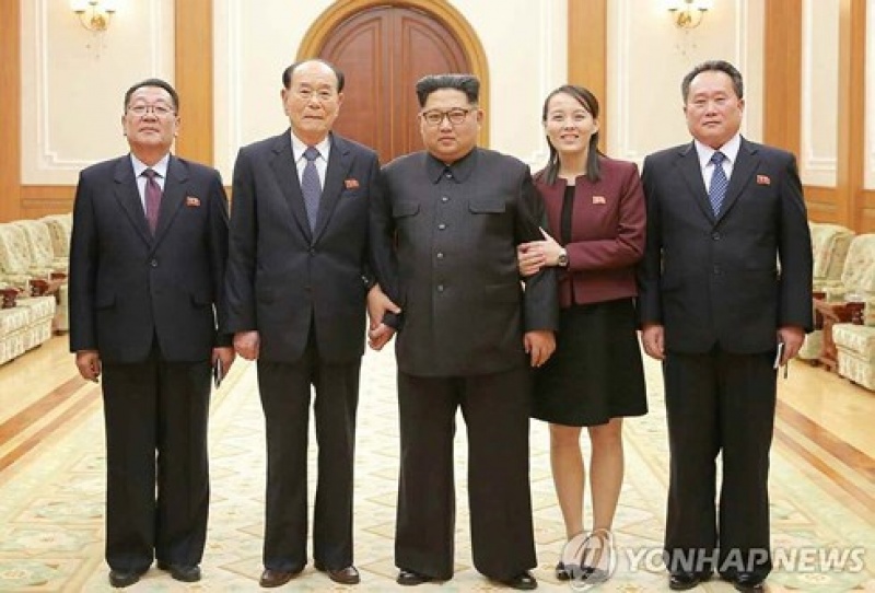 ong kim jong un hai long voi su don tiep cua han quoc