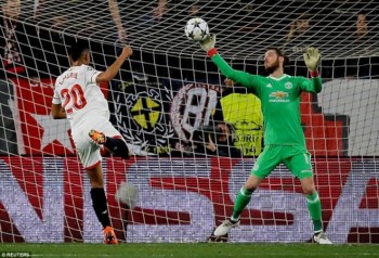 De Gea cứu thua ngoạn mục, MU hòa “đau tim” trước Sevilla