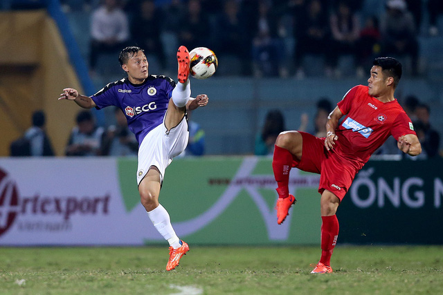 ngoi sao u23 viet nam da chinh ha noi fc thang nhe tran mo man v league