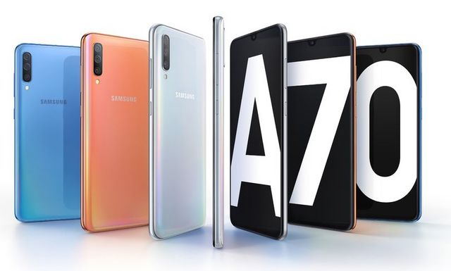 Galaxy A70 chính thức trình làng với cảm biến vân tay dưới màn hình, 4 camera