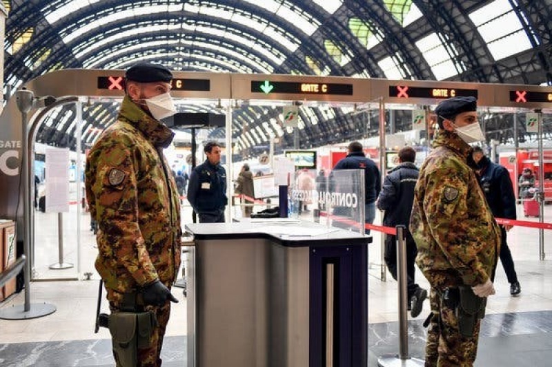 Italy áp dụng "quy định khắt khe" trên toàn quốc đối phó với COVID-19