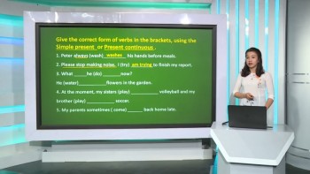 Ôn tập kiến thức phổ thông môn Tiếng Anh lớp 9: Thì quá khứ đơn và quá khứ tiếp diễn