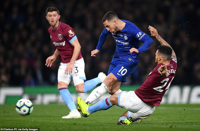 chelsea 2 0 west ham cu dup cua hazard