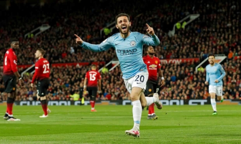 Đánh bại MU, Man City vượt lên dẫn đầu cuộc đua vô địch Premier League