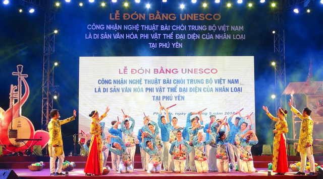 don bang unesco cong nhan nghe thuat bai choi la di san van hoa phi vat the dai dien nhan loai