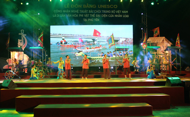 don bang unesco cong nhan nghe thuat bai choi la di san van hoa phi vat the dai dien nhan loai