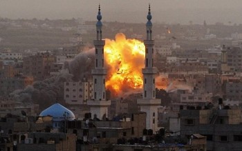 Israel không kích lực lượng hải quân Hamas tại Dải Gaza