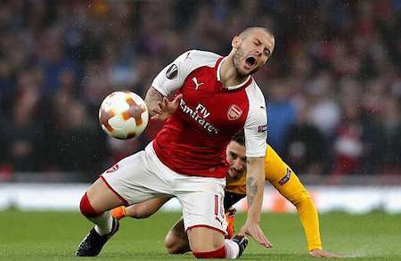 Sốc với lý do thật sự khiến Jack Wilshere lỡ hẹn World Cup 2018