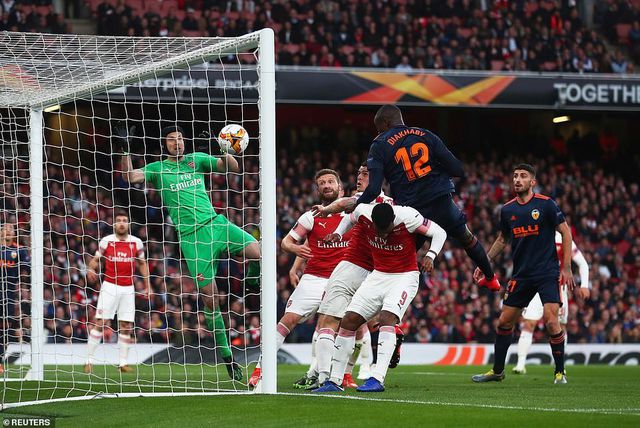 arsenal 3 1 valencia cu dup cua lacazette