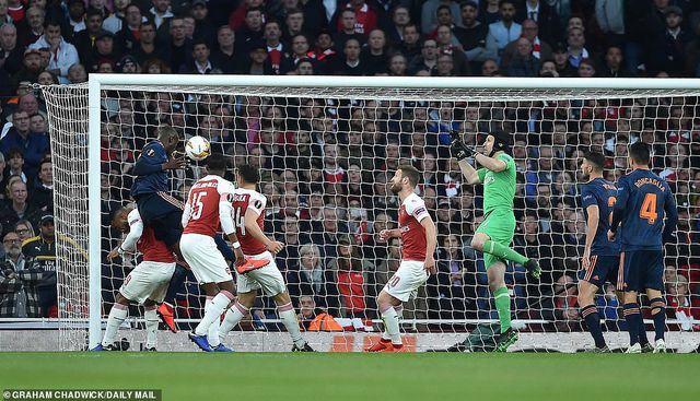 arsenal 3 1 valencia cu dup cua lacazette