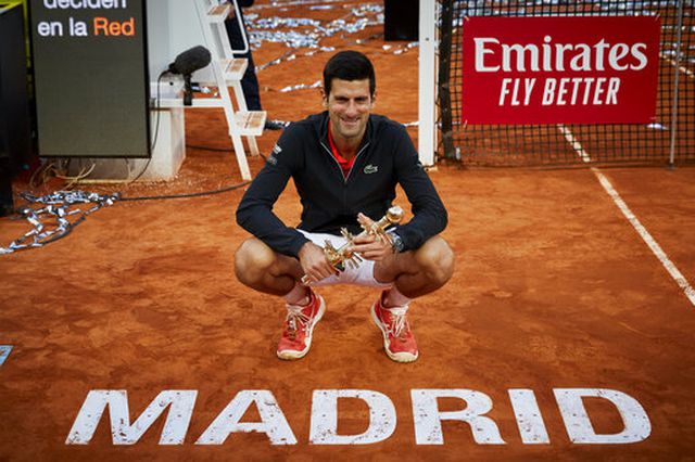 novak djokovic lan thu ba vo dich madrid open