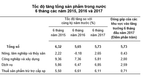 buc tranh kinh te viet nam nua dau nam 2017