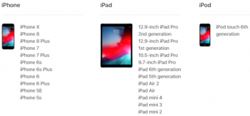 Những thiết bị nào sẽ được nâng cấp lên nền tảng iOS 12 mới nhất?