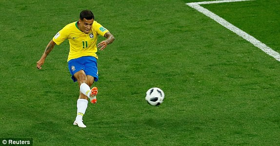 brazil 1 1 thuy si sieu pham cua coutinho la chua du