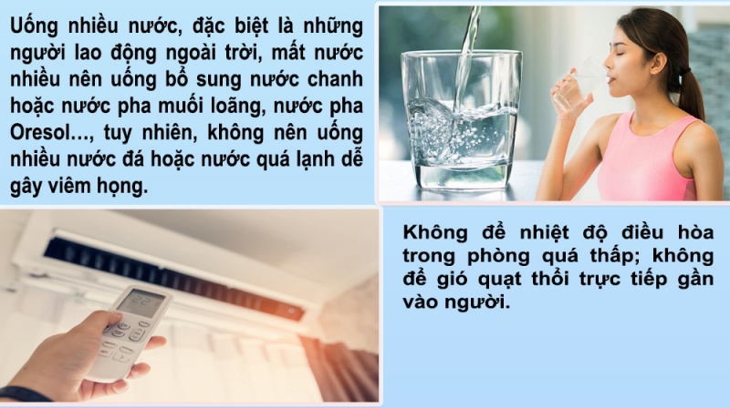 infographics 7 bien phap phong benh mua nang nong